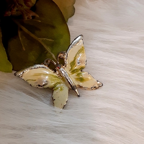 Vintage 3 PC Butterfly Brooches $4.99 Shipping - Picture 6 of 8